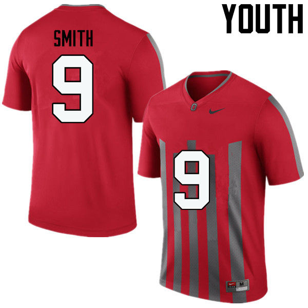 Youth Ohio State Buckeyes #9 Devin Smith Throwback Game College Stitched Football Jersey 23PN040UY